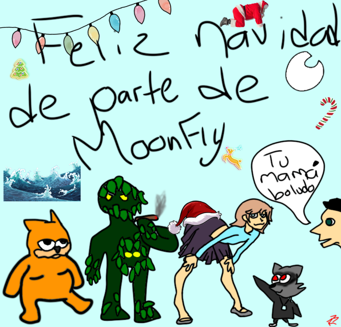 Dibujo del evento navideño